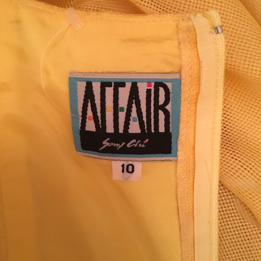 “ Jimmy Choo “ Vintage Flashy yellow dress - Picture 9 of 14